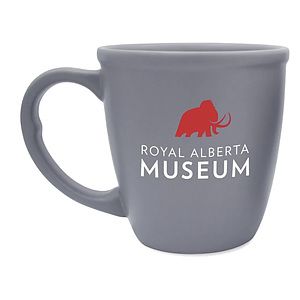 14 Oz. Matte Bistro Gray Ceramic Mug