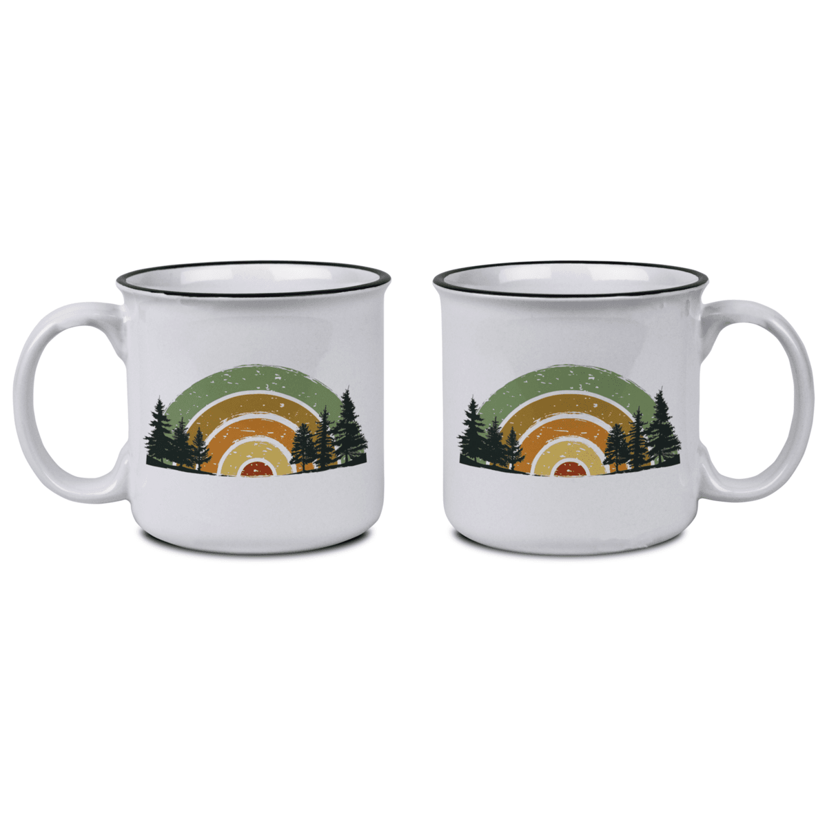Campy White - 15 Oz. Ceramic Mug