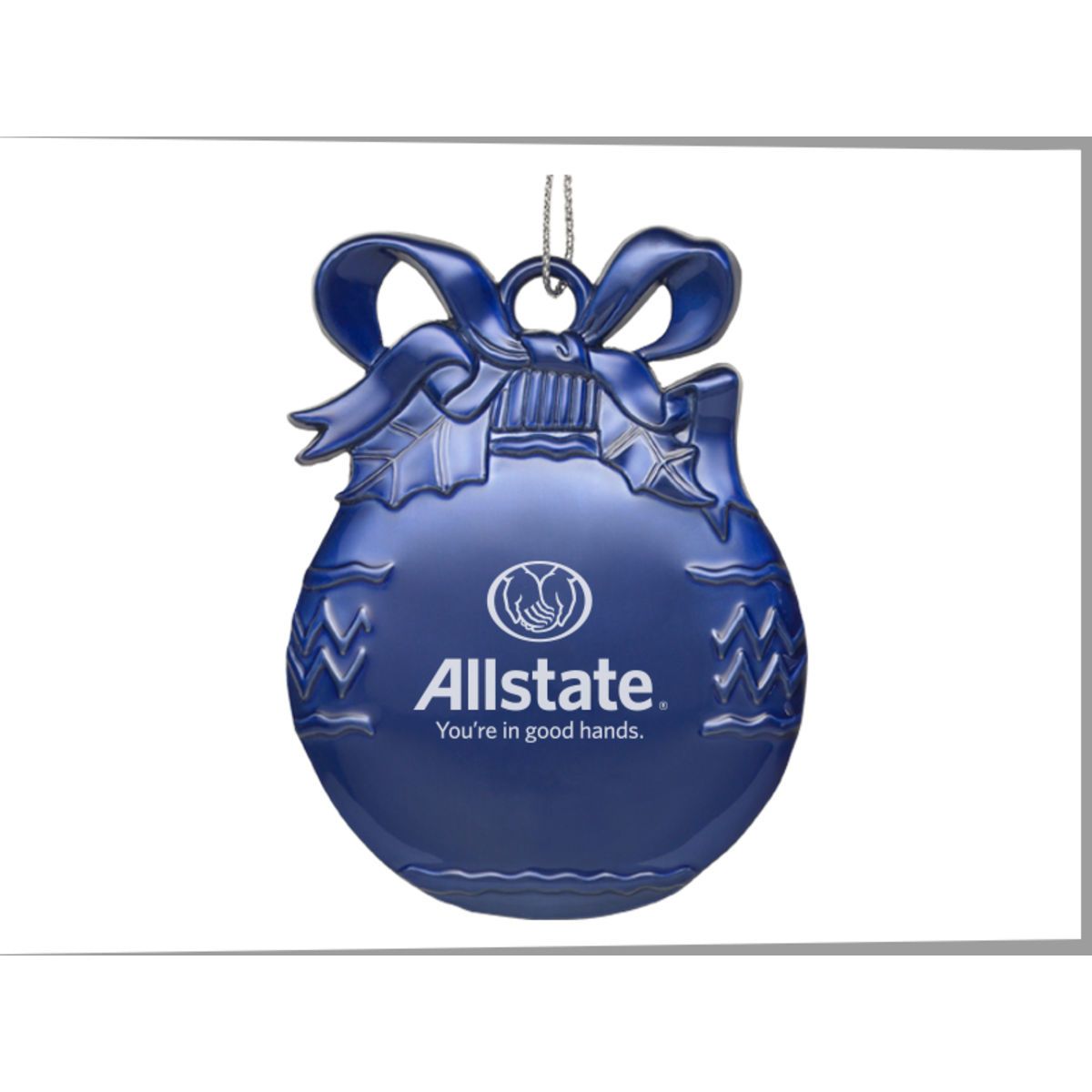 Pewter Colored Ornament