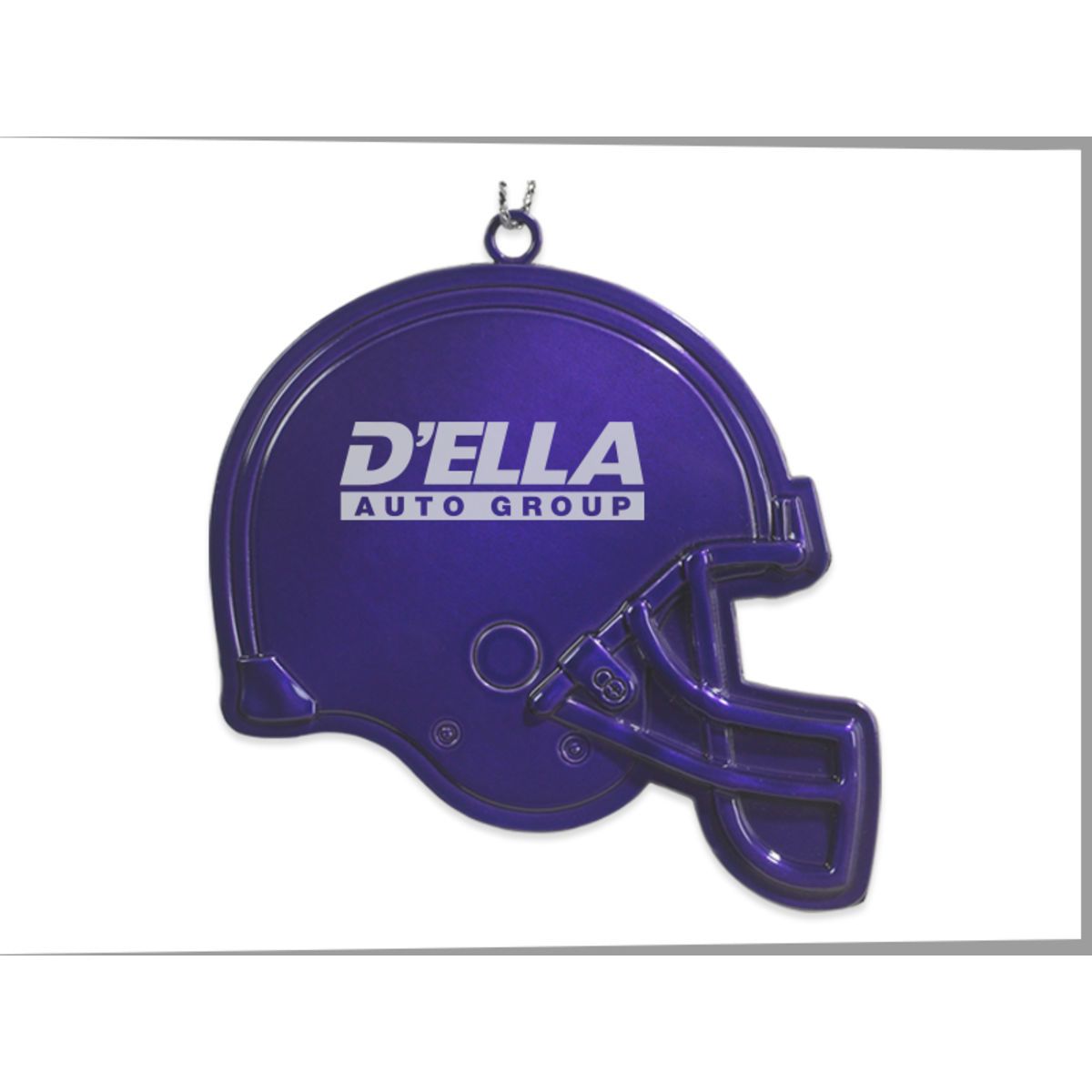 Football Helmet Pewter Ornament