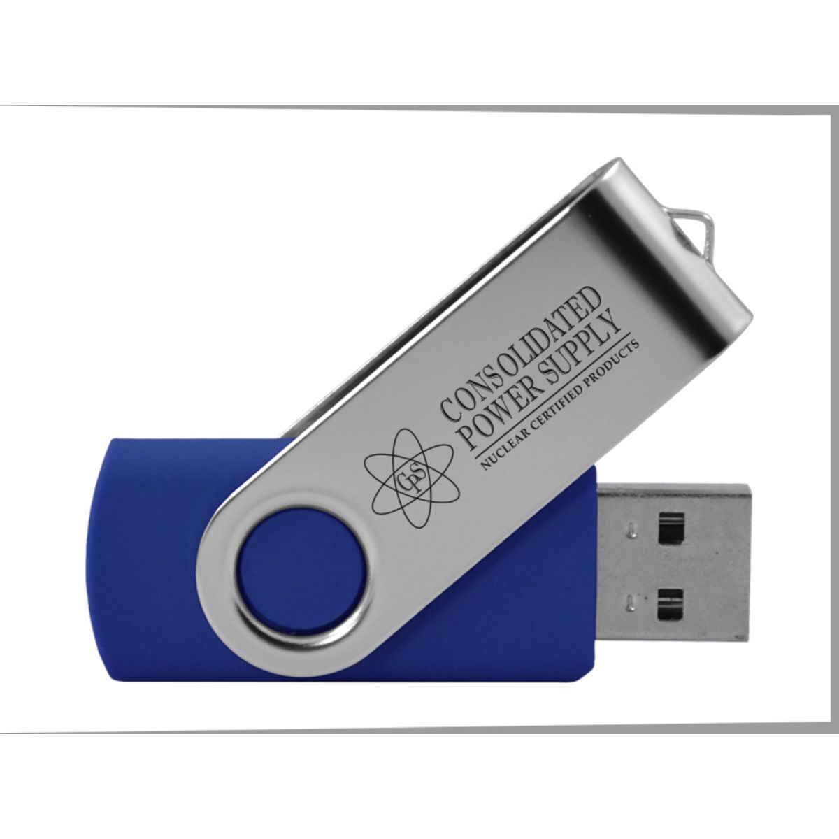 Swivel USB Thumb Drive - 8 GB