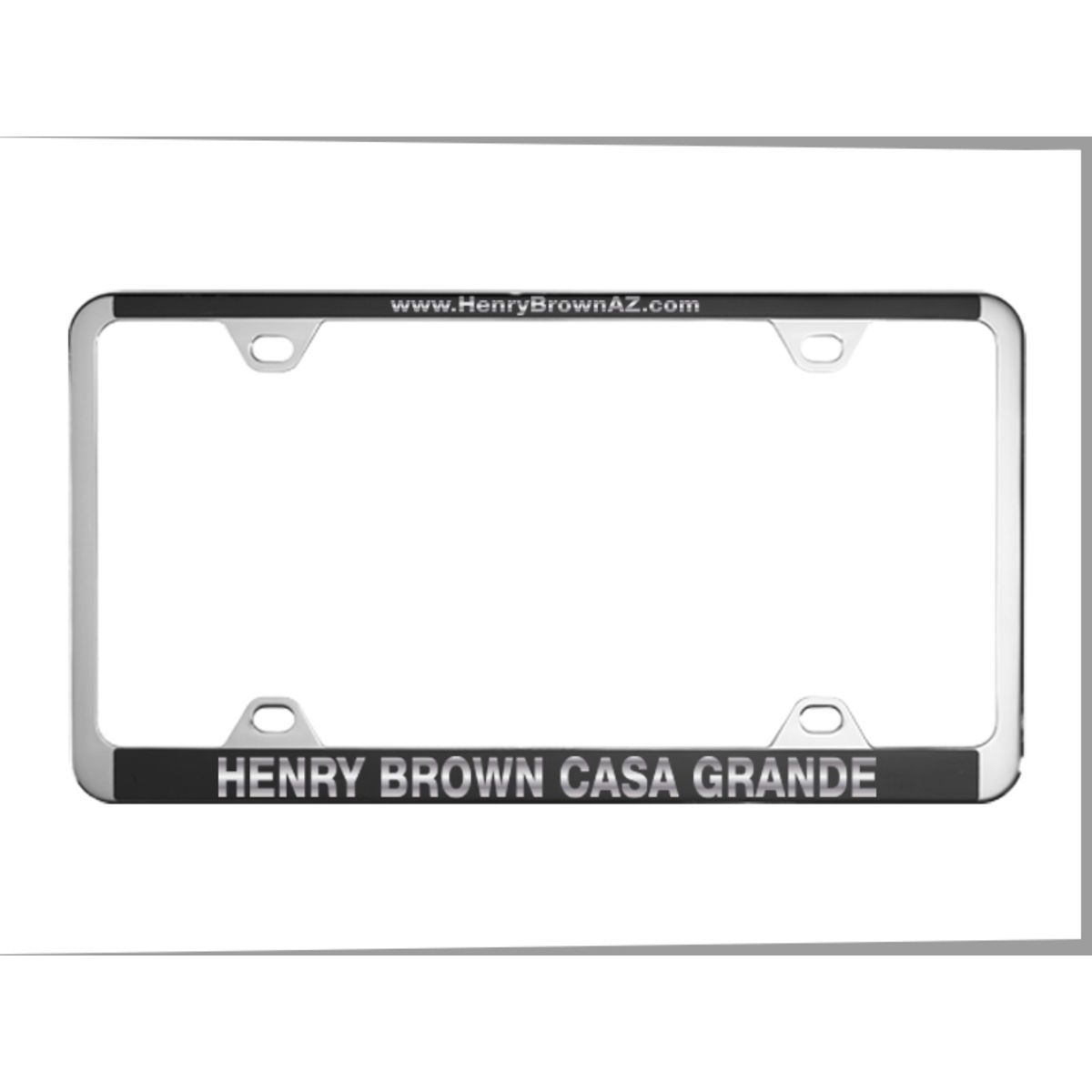 Chrome Plated License Frame