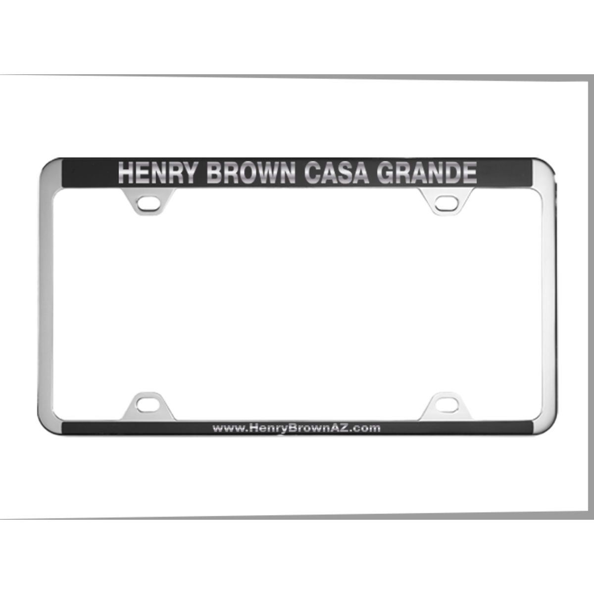 Chrome Plated License Frame