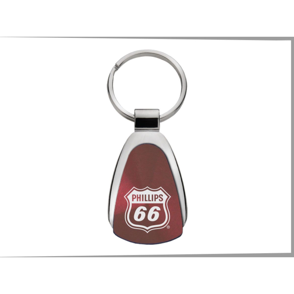 Swirl Effect Teardrop Keytag