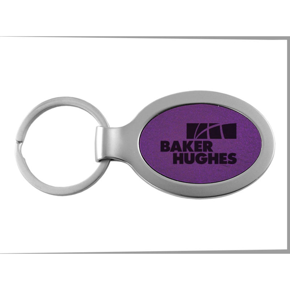Ultra-Suede Oval Key Chain