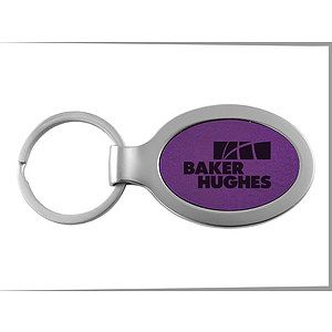 Ultra-Suede Oval Key Chain