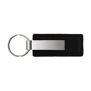 Colored Leather Classic Keychain