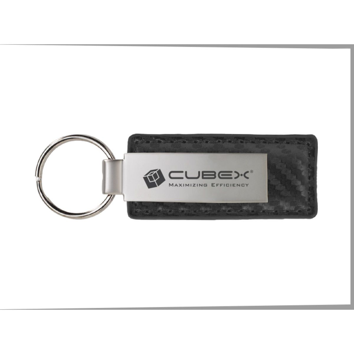 Carbon Fiber Big Logo Key Tag