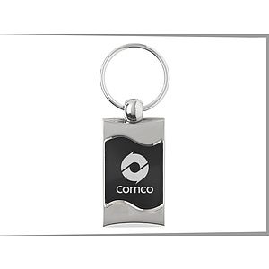 Brushed Zinc Designer Key Tag