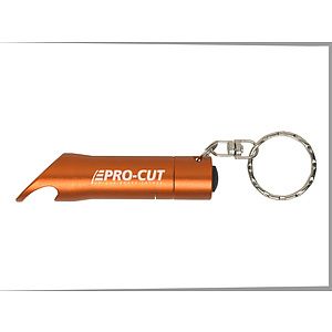 Flashlight Bottle Opener Keytag