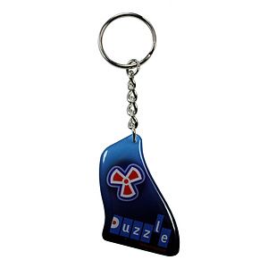 Key Chain / Tag, custom single sided imprint from 1.1 - 2 Sq. In.