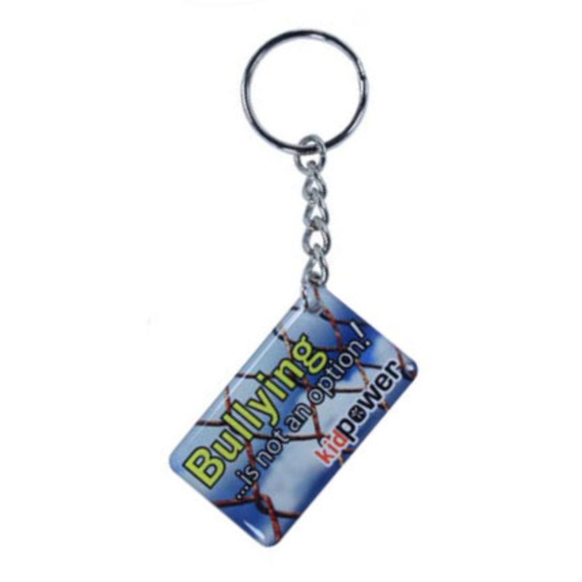 Key Chain / Tag, custom single sided imprint from 1.1 - 2 Sq. In.