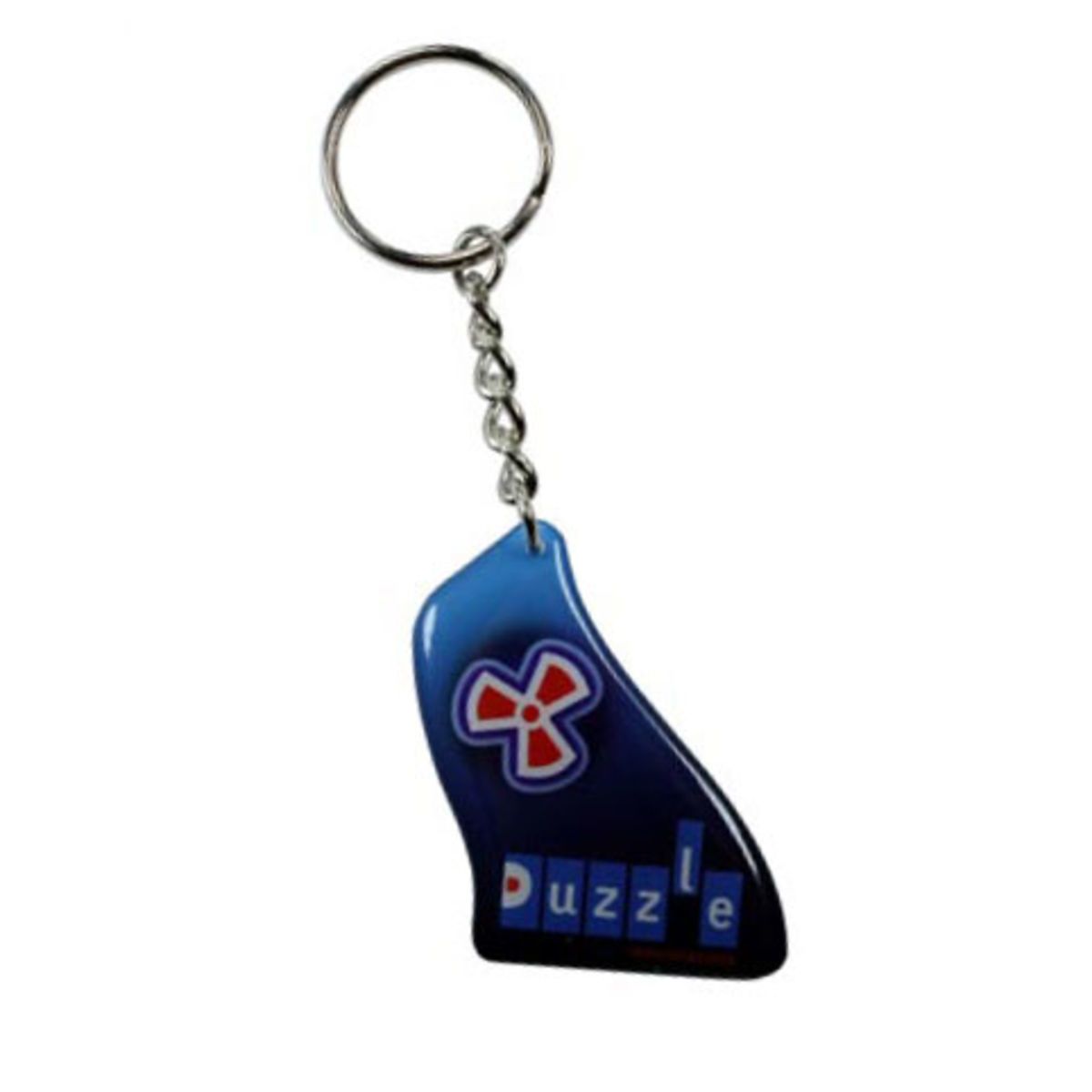 Key Chain / Tag, custom single sided imprint from 2.1 - 3 Sq. In.