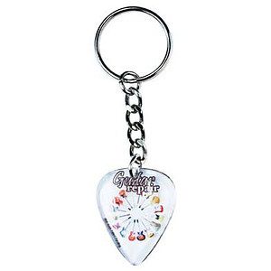 Guitar Pick / Plectrum, Standard Size Pick on Key Chain