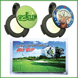 Custom Golf Ball Marker / Magnet Hat Clip