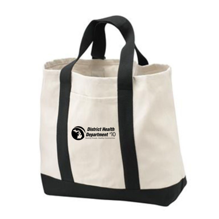 Port Authority - Ideal Twill Two-Tone Shopping Tote. B400