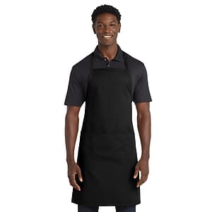 Port Authority Easy Care Extra Long Bib Apron with Stain Release. A700