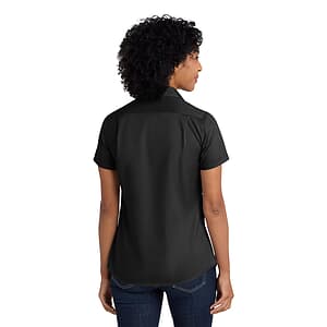 Port Authority Women's Short Sleeve SuperPro Twill Shirt. L664
