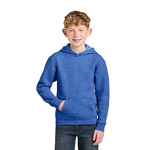 Port & Co Youth Easy Fleece Pullover Hooded Sweatshirt PC68YH
