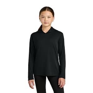Sport-Tek Youth Posi-UV Pro Long Sleeve Hoodie YST420LSH